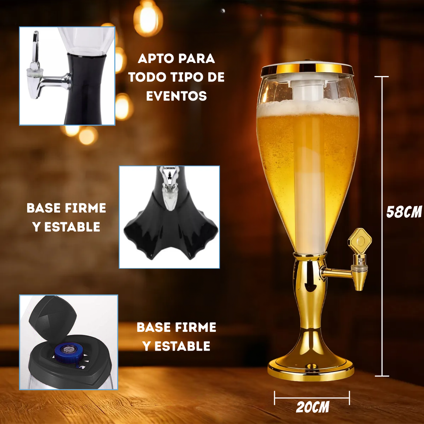Dispensador de Coctelería y Cervecería